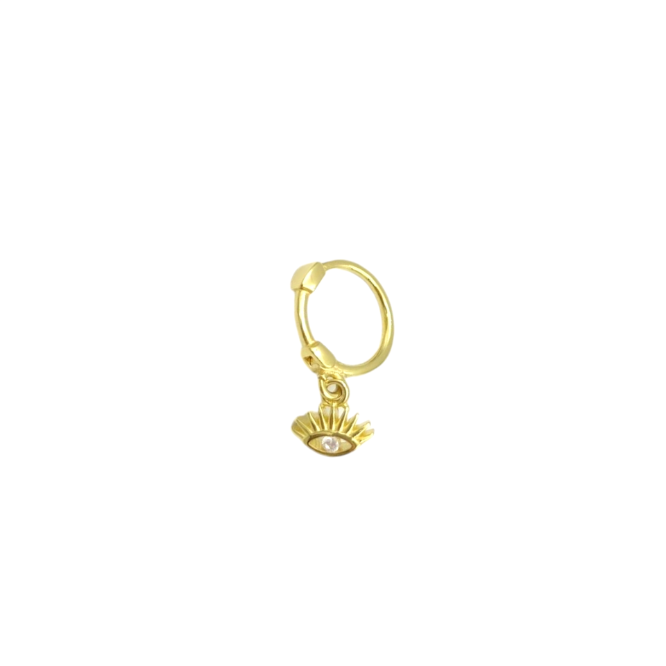 SALLANTILI GÖZ HALKA GÜMÜŞ TRAGUS PIERCING
