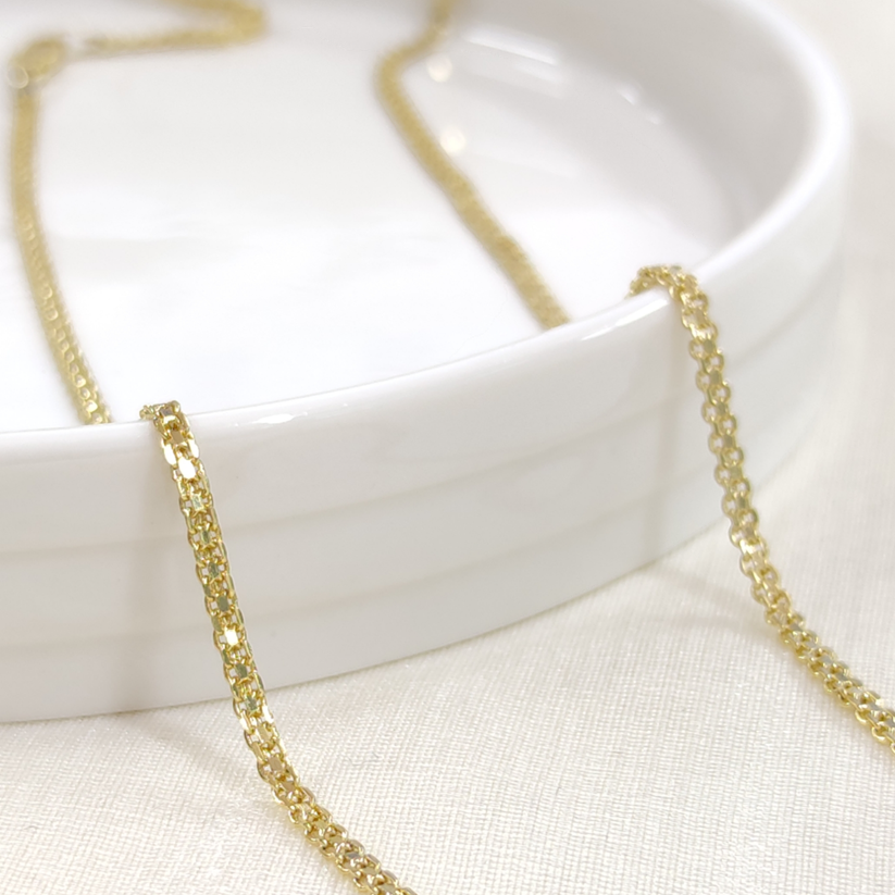 XUPING 2 MM ENİNDE ZİNCİR KOLYE GOLD 60 CM