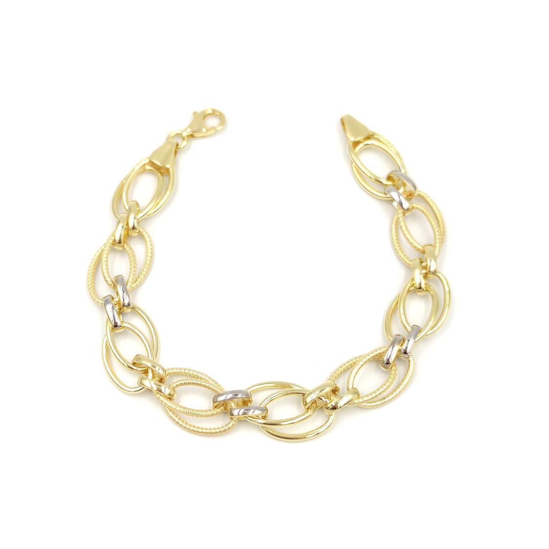 OVAL HALLOW GÜMÜŞ BİLEKLİK