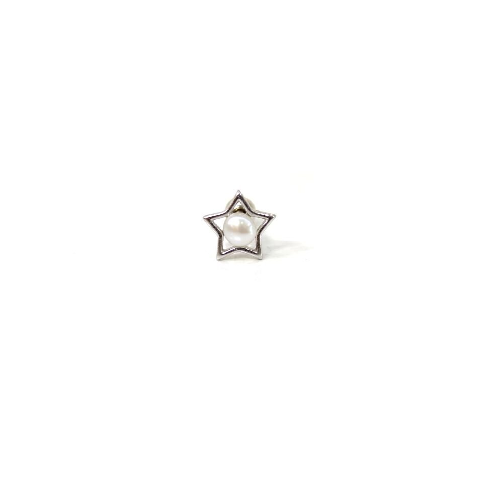 İNCİ YILDIZ GÜMÜŞ TRAGUS PIERCING
