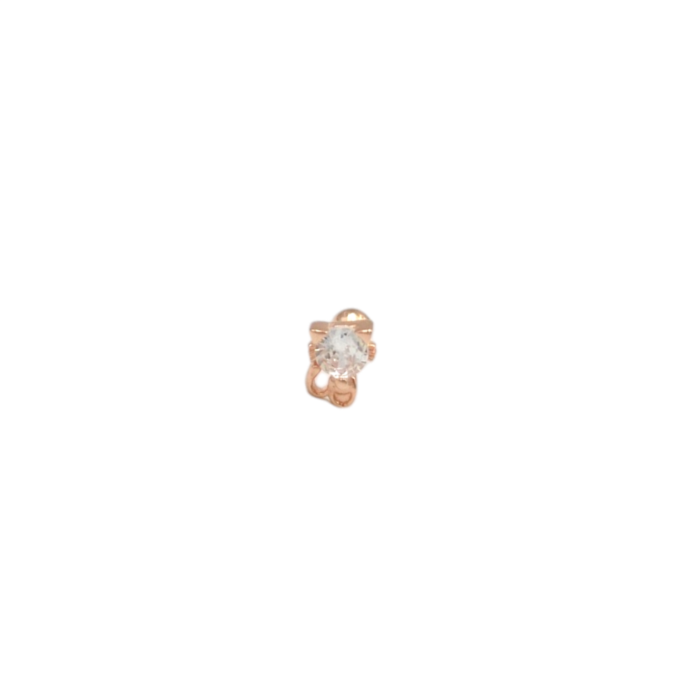 TAŞLI KEDİ GÜMÜŞ TRAGUS PIERCING