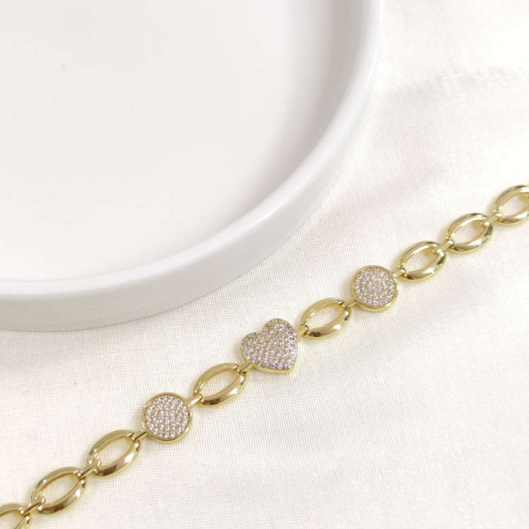 XUPING KALP BİLEKLİK GOLD 17+2 CM