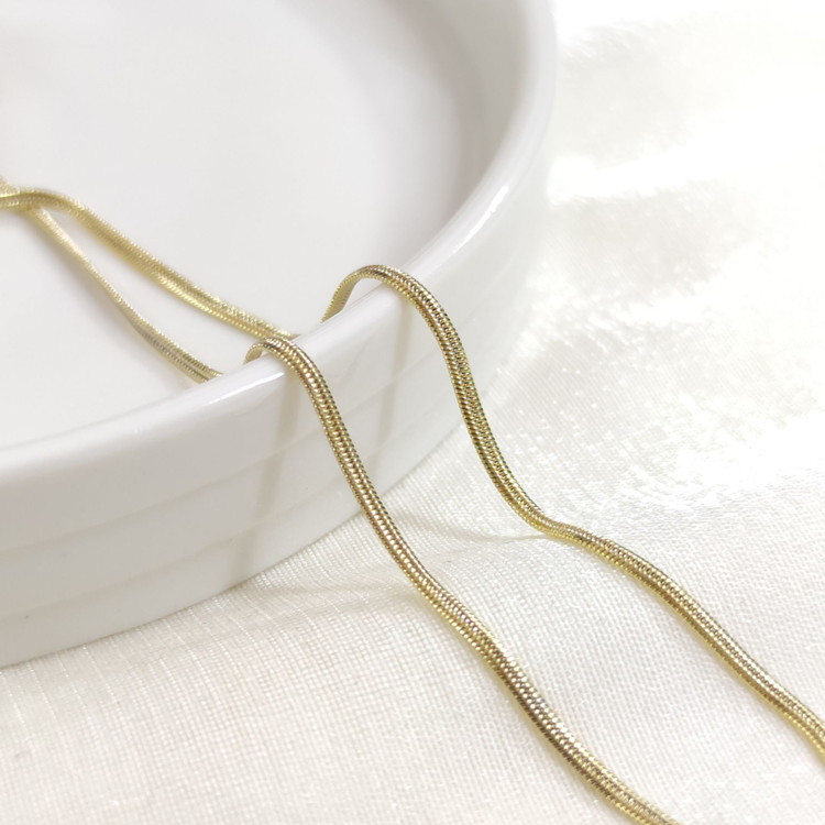 XUPING 2 MM EZME YILAN ZİNCİR 50 CM GOLD