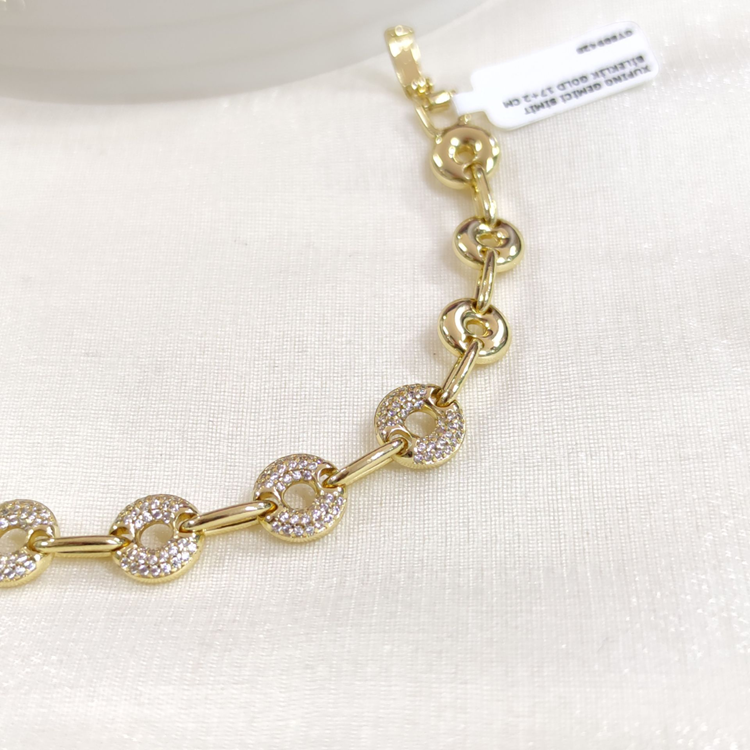 XUPING GEMİCİ SİMİT BİLEKLİK GOLD 17+2 CM