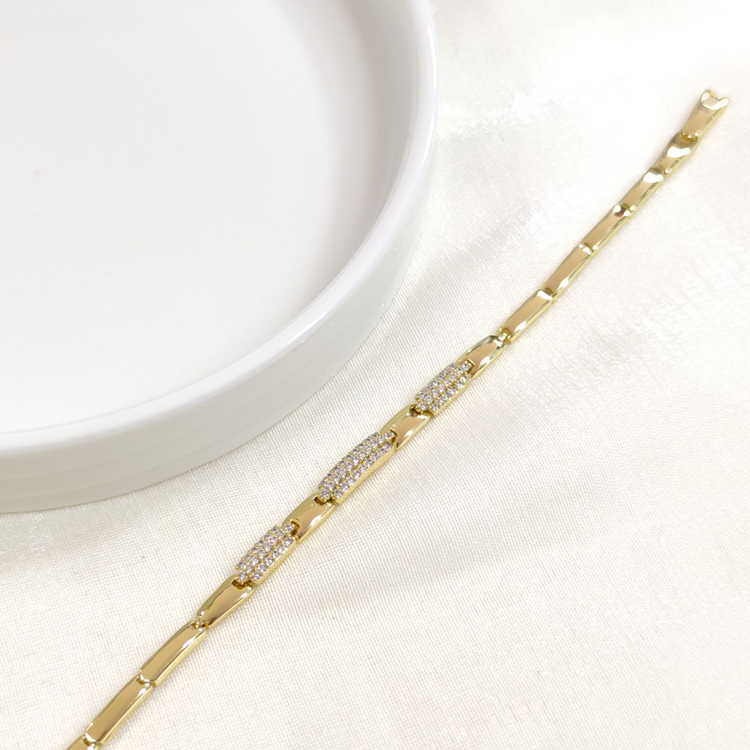 XUPING TAŞLI BİLEKLİK GOLD 17+2 CM