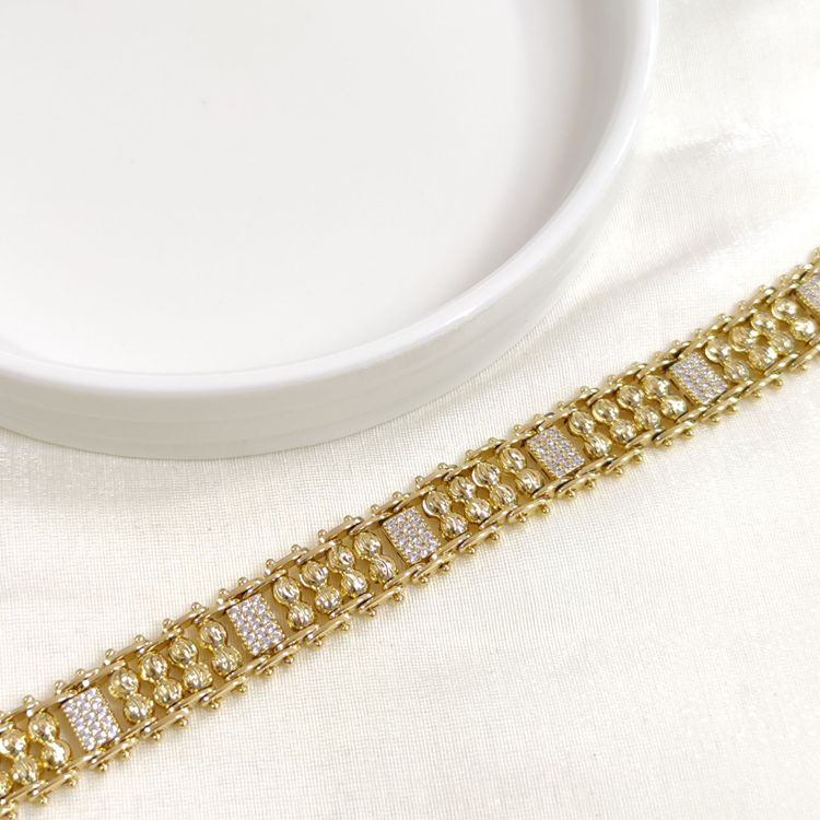 XUPING 11 MM KALIN BİLEKLİK GOLD 18 CM