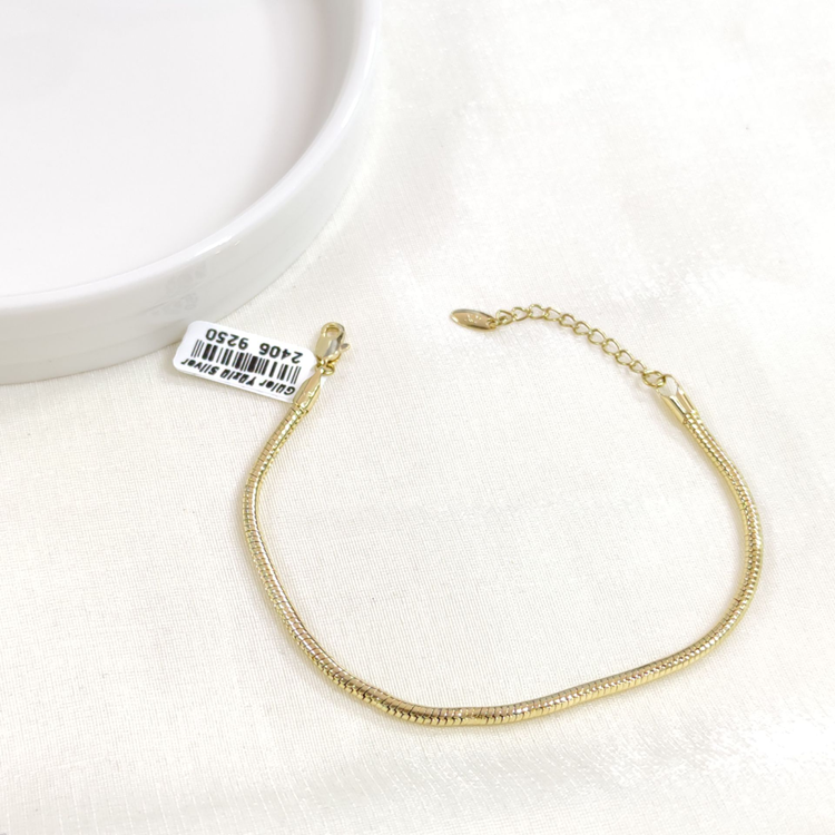 XUPING 3 MM YILAN BİLEKLİK GOLD 18+3 CM