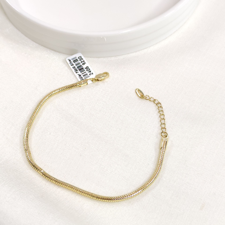 XUPING 3 MM YILAN BİLEKLİK GOLD 18+3 CM