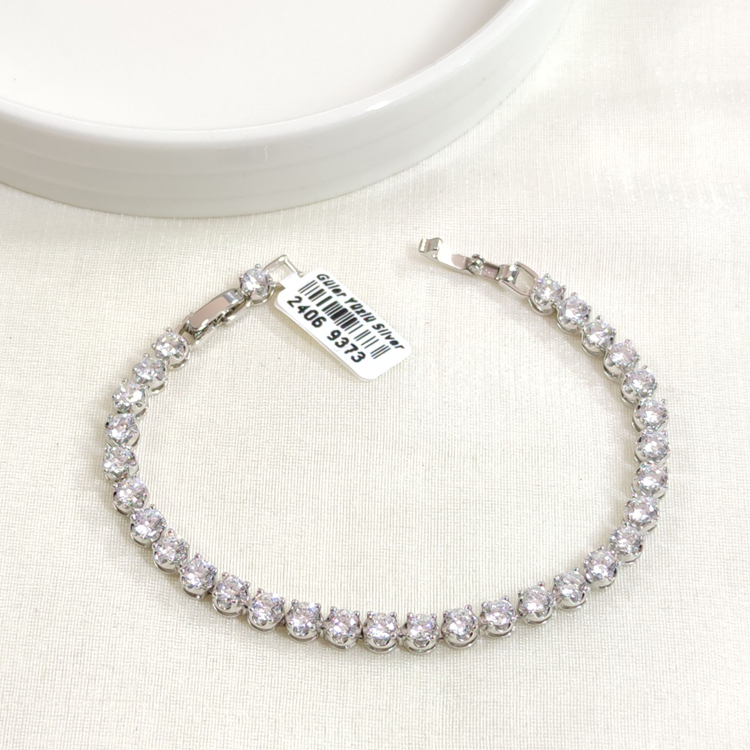 XUPING 4 MM SU YOLU BİLEKLİK BEYAZ 17+2 CM