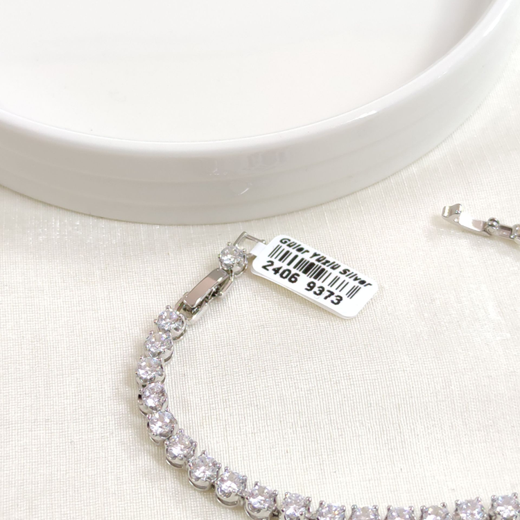 XUPING 4 MM SU YOLU BİLEKLİK BEYAZ 17+2 CM