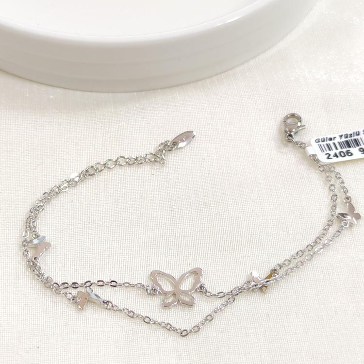 XUPING KELEBEK BİLEKLİK BEYAZ 17+3 CM