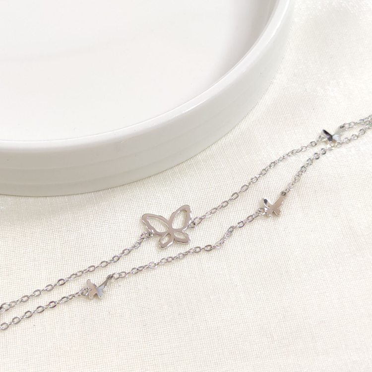 XUPING KELEBEK BİLEKLİK BEYAZ 17+3 CM