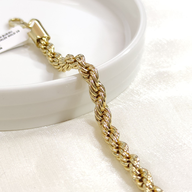 XUPING 7 MM BURGU HALAT BİLEKLİK GOLD 19 CM