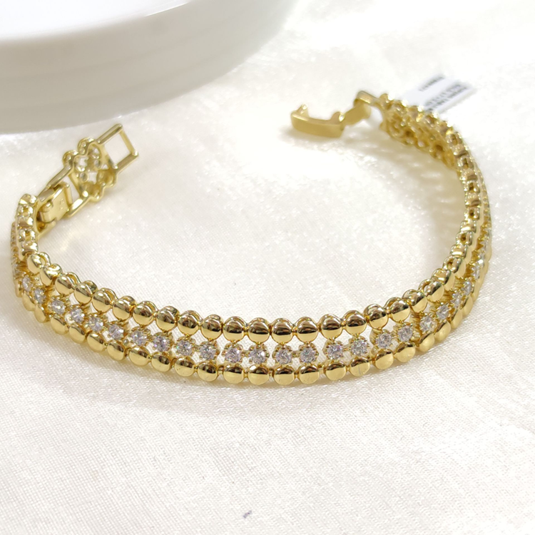 XUPING TAŞLI BİLEKLİK GOLD 17+2 CM