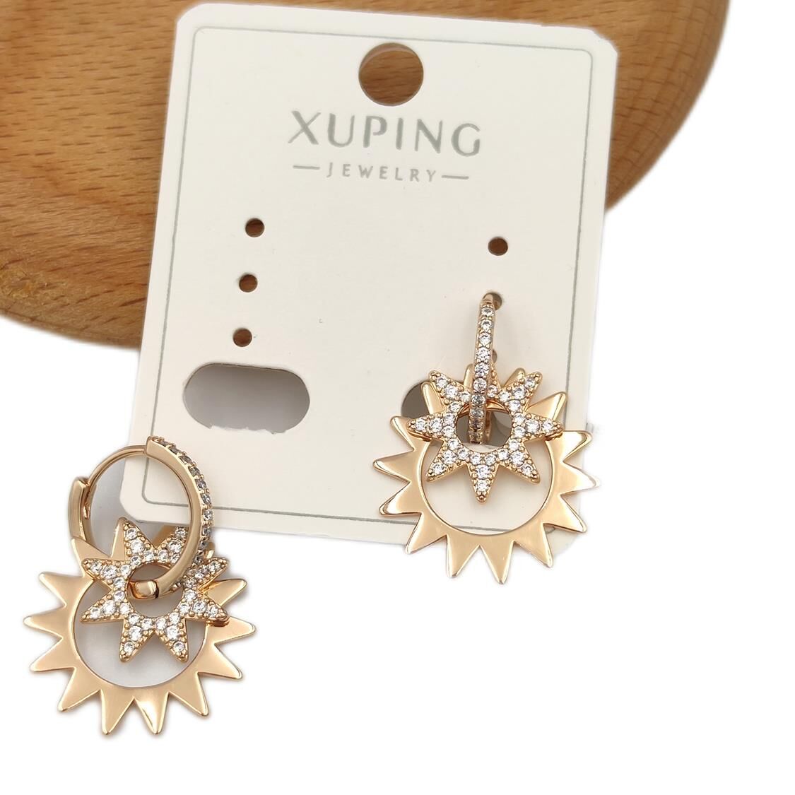 XUPING İKİLİ GÜNEŞ HALKA KÜPE