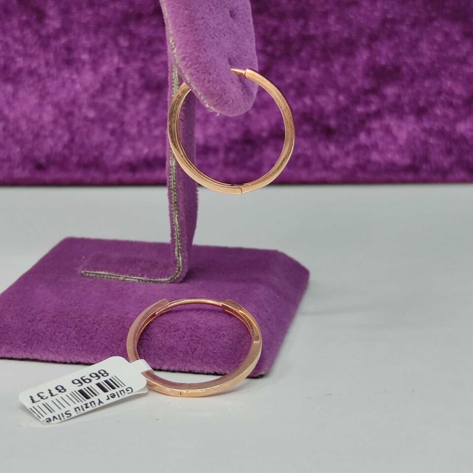 20 MM DÜZ HALKA GÜMÜŞ KÜPE