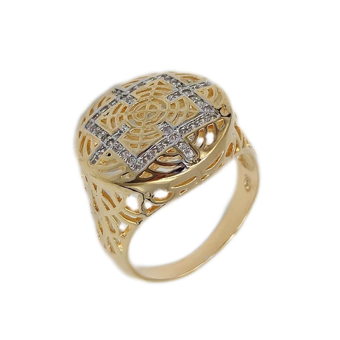 XUPING YUVARLAK MODEL BÜYÜK ROSE YÜZÜK ROSE BAKIR - 9