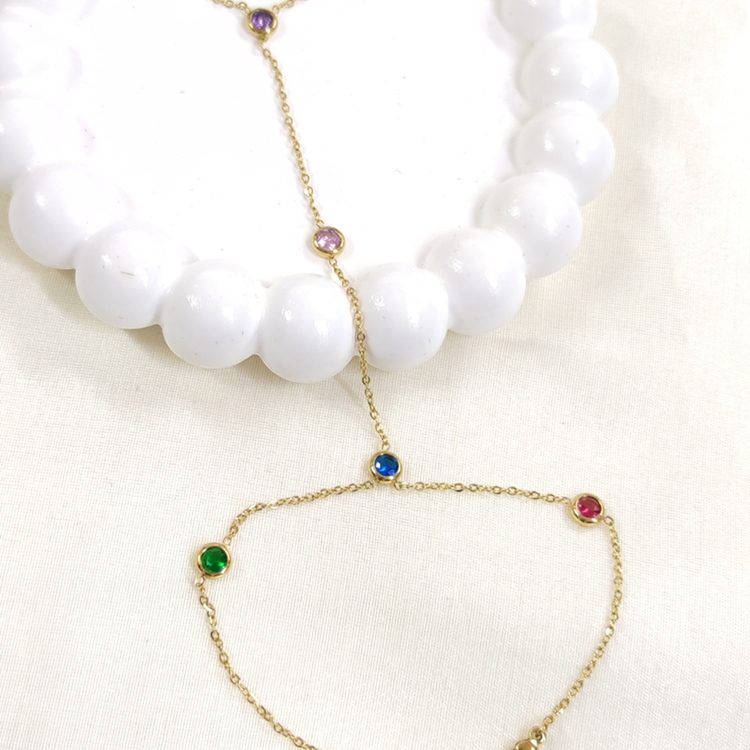 ÇELİK RENKLİ TAŞLI ŞAHMERAN ALTIN SARI - STD