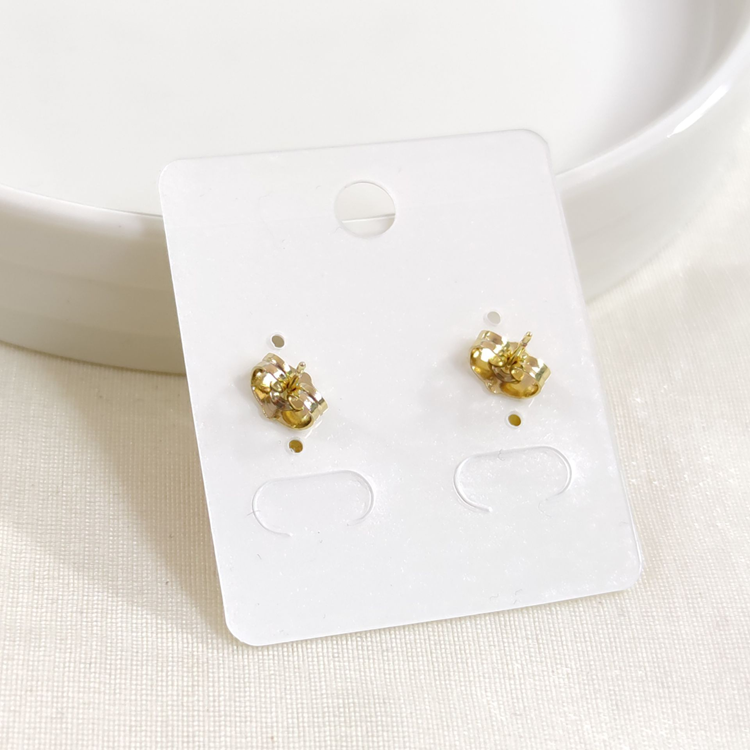 XUPING 10 MM MİNELİ ÇİLEK ÇİVİ KÜPE GOLD