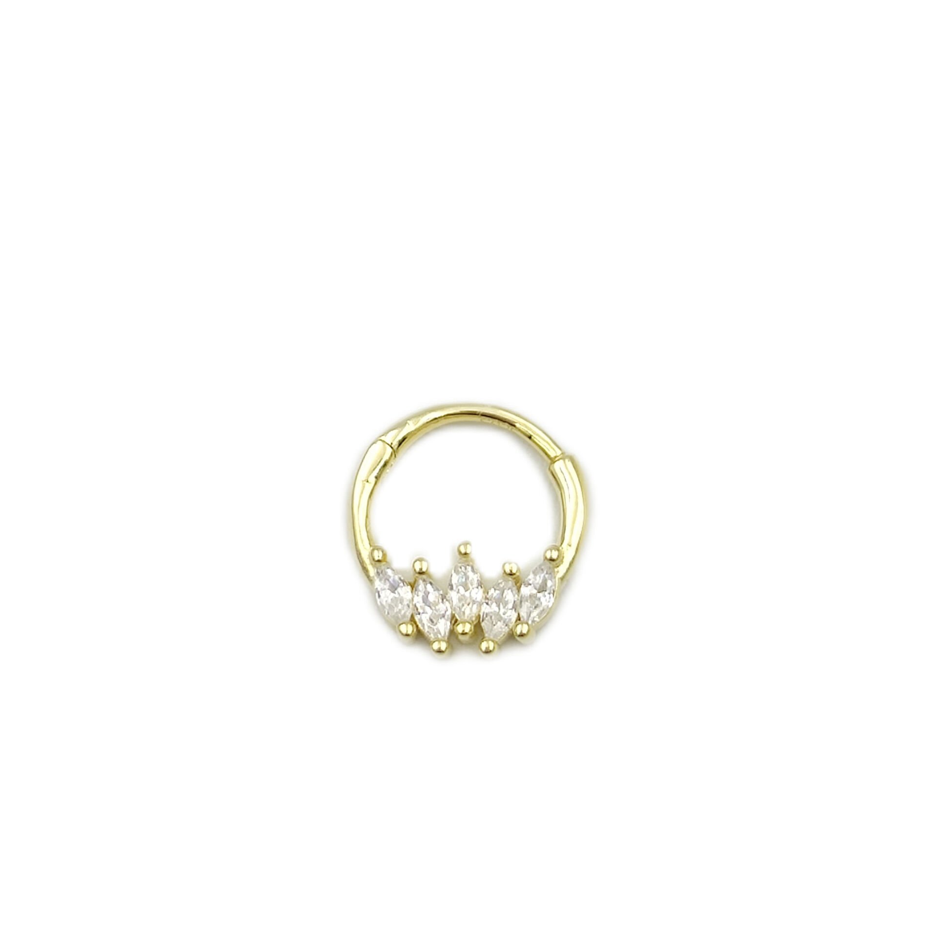 MEKİK SU YOLU HALKA GÜMÜŞ TRAGUS PIERCING