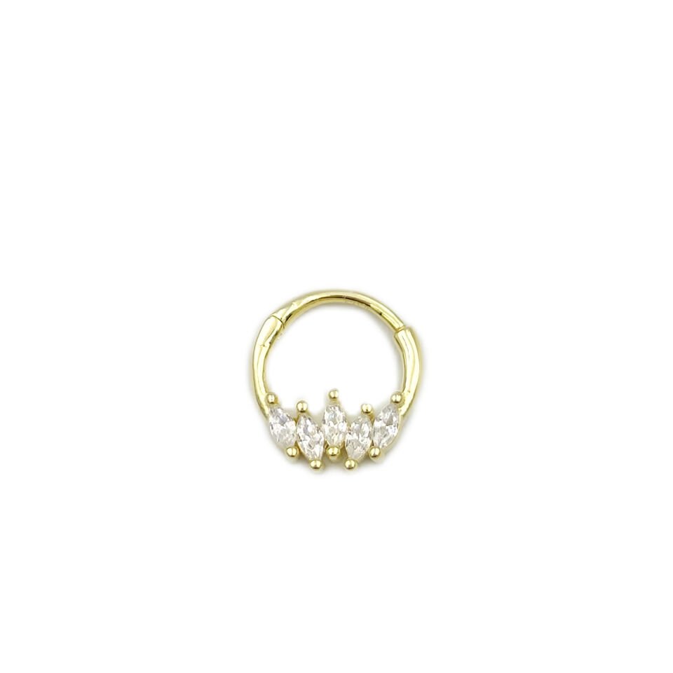 MEKİK SU YOLU HALKA GÜMÜŞ TRAGUS PIERCING