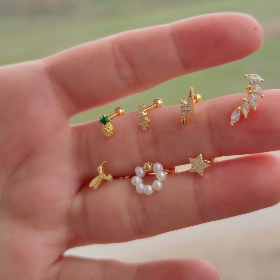 ÇITIR GÜMÜŞ TRAGUS  PIERCING