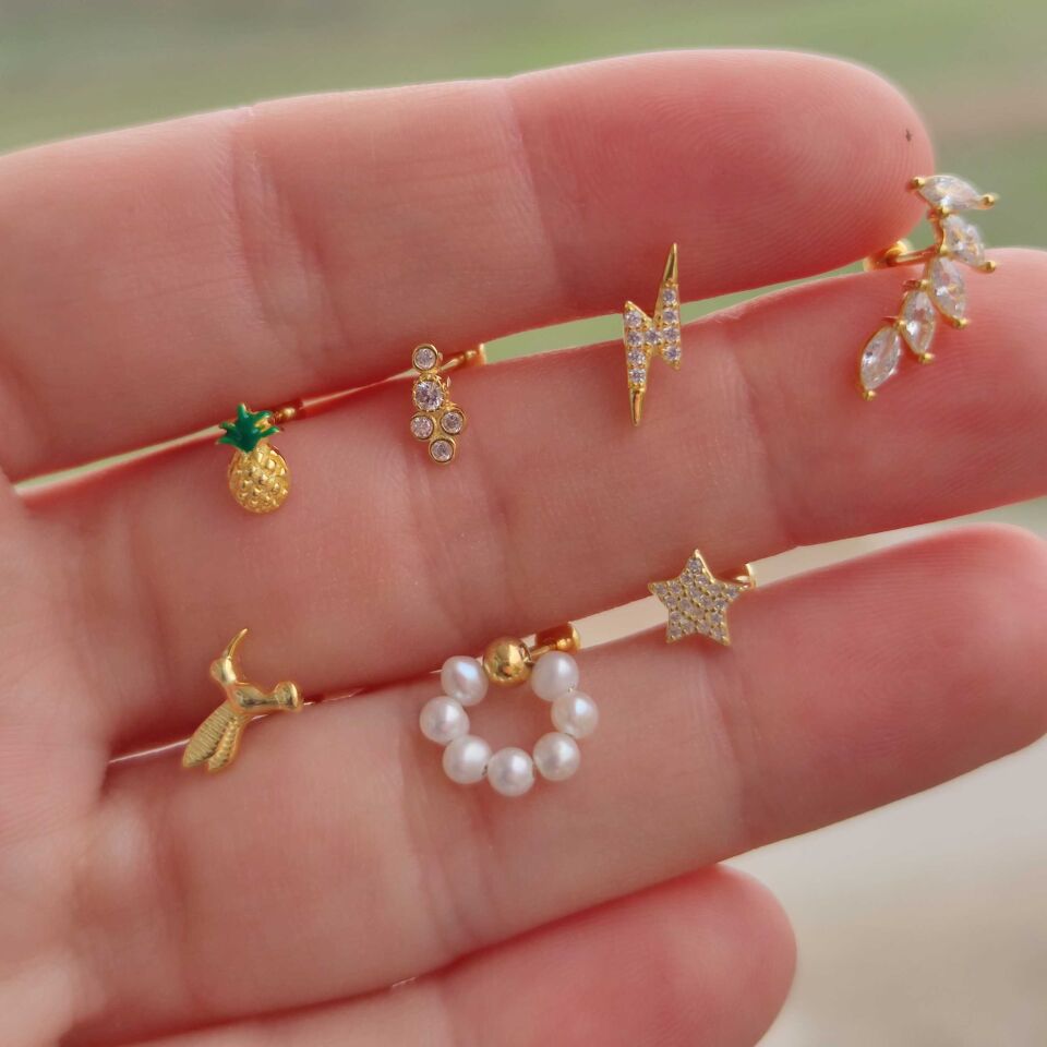 ÇITIR GÜMÜŞ TRAGUS  PIERCING