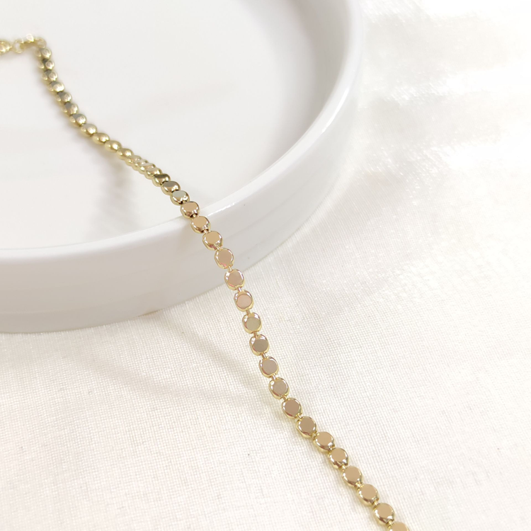 XUPING 3 MM PUL EZME ZİNCİR BİLEKLİK GOLD 18 CM